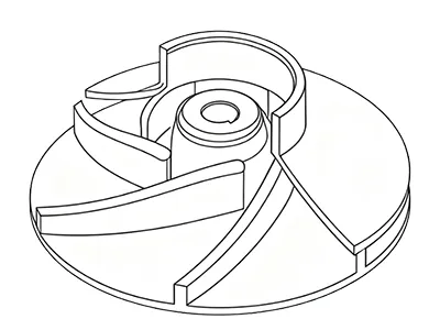 Centrifugal impeller balancing