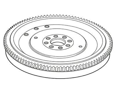 Marine flywheel balancing
