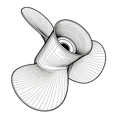 Marine propeller balancing
