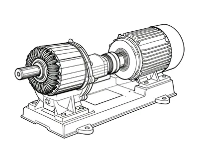 Pump motor rotor balancing